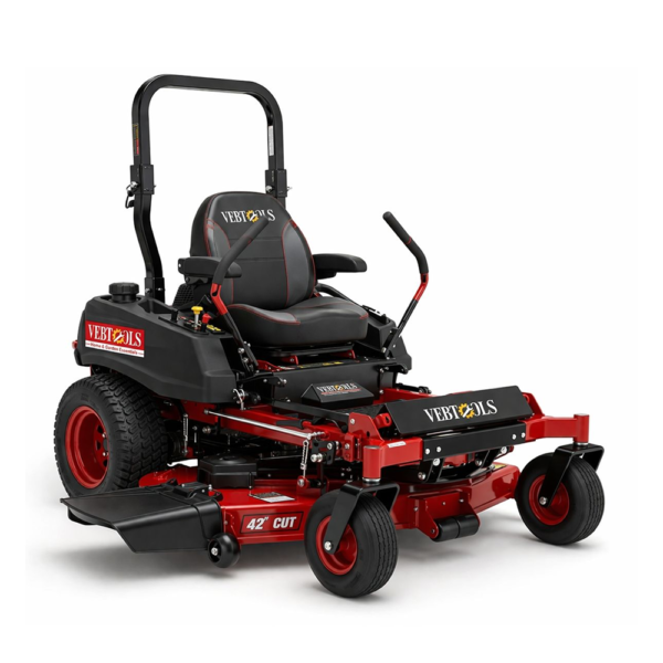 VebTools 46 in. 22 HP Gas Riding Lawn Mower with Briggs & Stratton Engine, 7-Speed Transmission & Dual Blade Cutting Deck — Ideal for Yards Up to 2 Acres